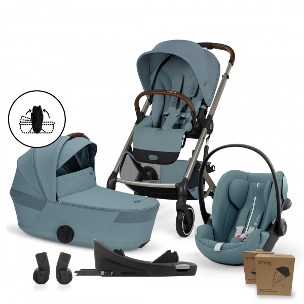 CYBEX Gold Balios 2026 4in1 �sszecsukhat� m�zessel All Weather - Stormy Blue